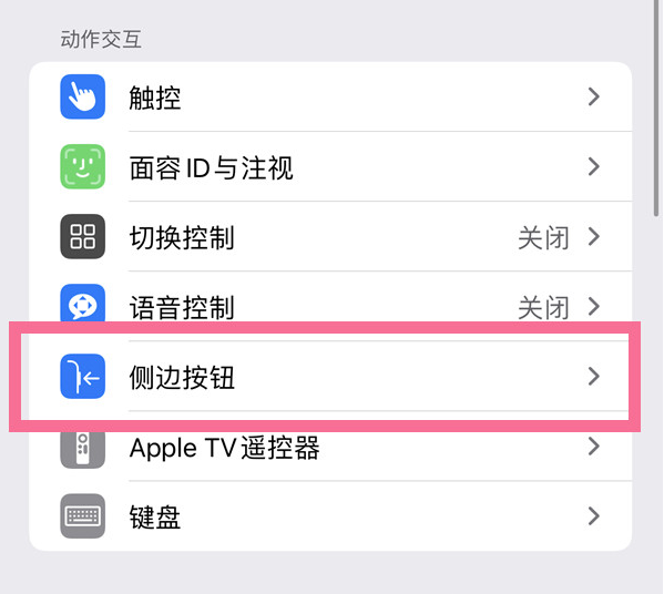 漳县苹果14维修店分享iPhone14 Plus侧键双击下载功能关闭方法 