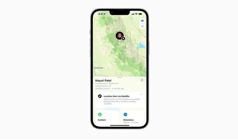 漳县苹果14维修分享iPhone14系列中 FindMy功能通过卫星分享位置方法教程 