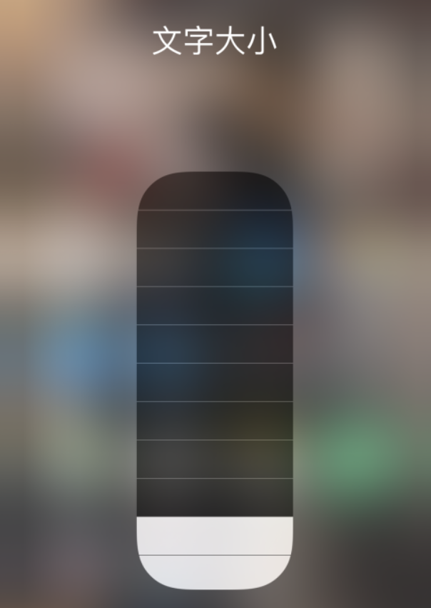 漳县苹果手机维修分享小技巧：在 iPhone 控制中心快速调节字体大小 
